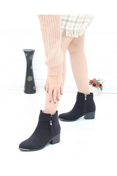 Nesil Shoes Bln 5200 Black Emerald Daily Winter Ghete de damă