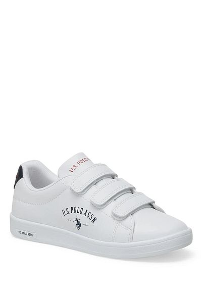 U.S. Polo Assn. حذاء رياضي نسائي من Singer 2pr باللون الأبيض
