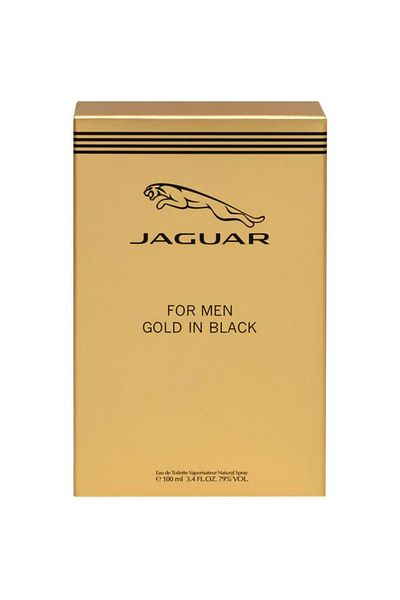 Jaguar Men's Gold In Black Eau De Toilette Vaporisateur Natural Body Spray, 100 ml