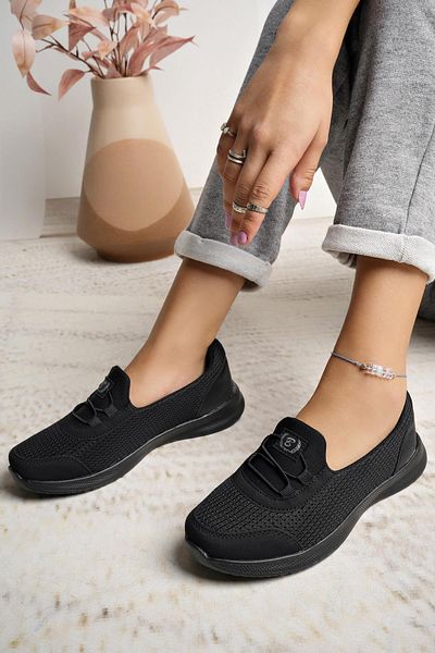 Nesil Shoes Pantofi de mers pentru femei Bsea 575 Black Memory Foam