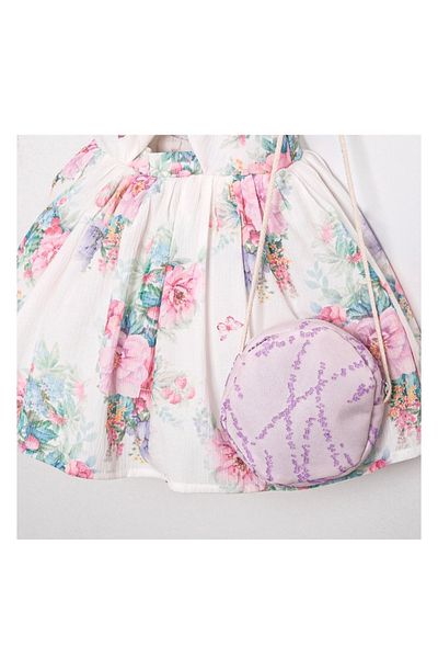 Cumino Girl's Floral Bag Dress
