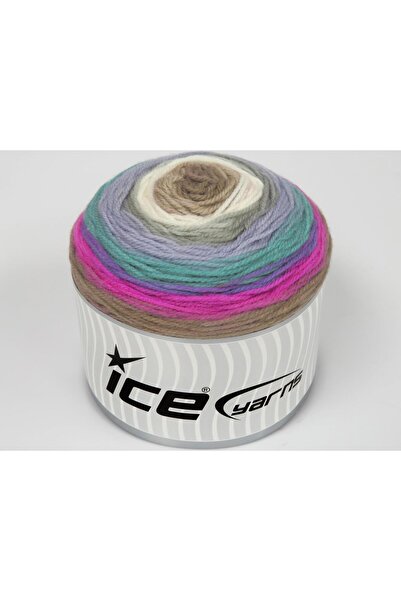 Ice yarns مجموعة من خيوط ثلجية بوزن 2 × 150 جرام، خيوط CAKES DK، أبيض، رمادي،...