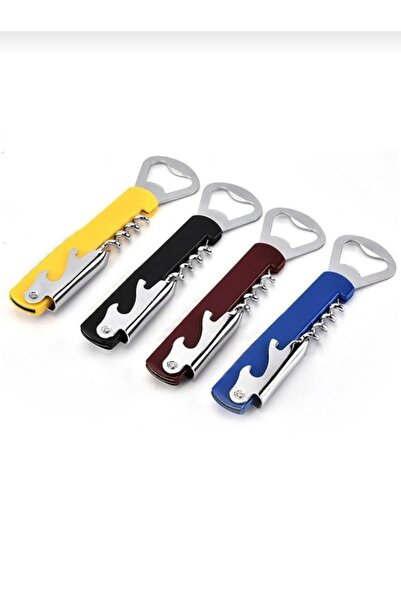 blackleg Metal Tirbuşonlu Açacak Içecek Meşrubat Gazoz Açacağı Içki Şişe Şarap Açacağı 1 Adet