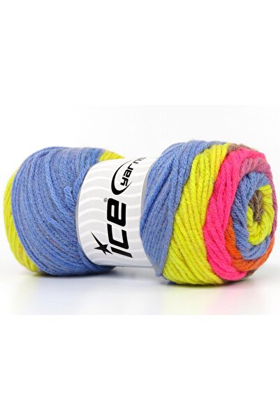 Ice yarns (4 قطع 100 جرام) مجموعة من 4 قطع من الأكريليك من BIG BANG باللون ال...