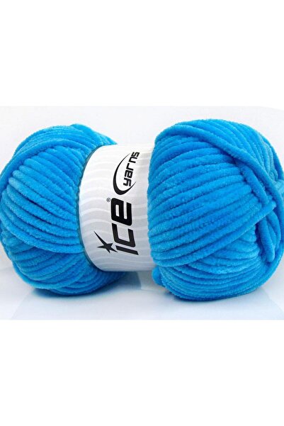 Ice yarns مجموعة من 4 × 100 جرام من خيوط الثلج CHENILLE BABY (100% MicroFiber...