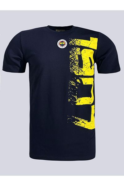 Fenerbahçe 1907 Written Navy Blue Unisex T-Shirt