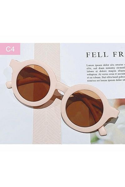 Kinary Uv400 Scandinavian 1-13 Years Old Sunglasses 4023 Powder Skin