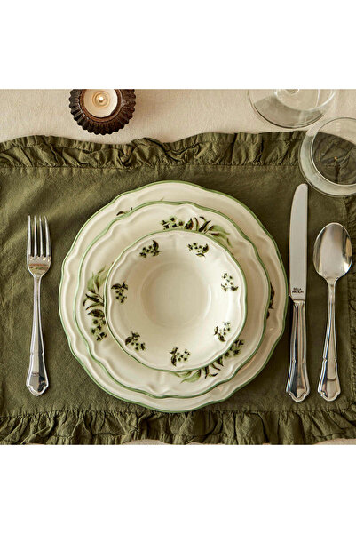 Bella Maison Julia Stoneware 24 Parça 6 Kişilik Yemek Takımı Yeşil