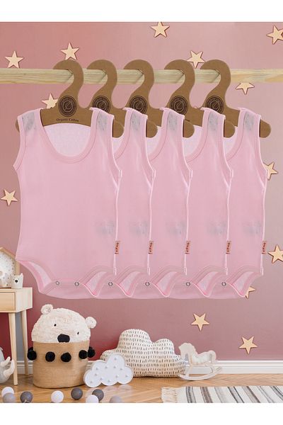 vitmo 5-Piece Baby Jacquard Strap Height Extension Apparatus Gift Breathable Snap Fastener Body 100% Organic Cotton