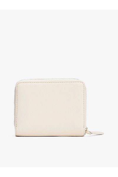 Tommy Hilfiger Cremefarbene Damen-Geldbörse mit Logotape (AW0AW17408-AA8)