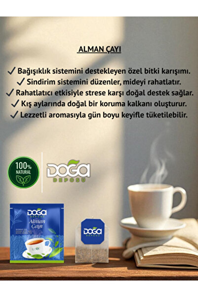 DOĞA DEPOSU Alman Çayı – Doğal Bitki Karışımı ile Ferahlık ve Canlılık