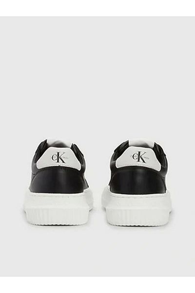 Calvin Klein CK Jeans CHUNKY CUPSOLE MONO LTH WN Жіночі чорні кросівки YW0YW00823-BDS