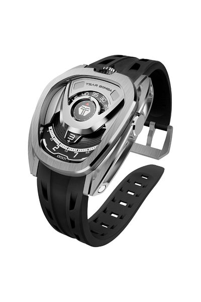 Tsar Bomba Men's Automatic Black Dial Watch - TB8213A-06(1+2)SET