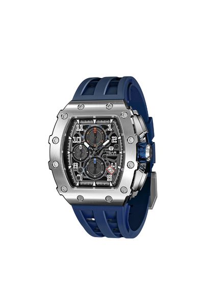 Tsar Bomba Men's Analog Black Dial Watch - TB8204Q-34