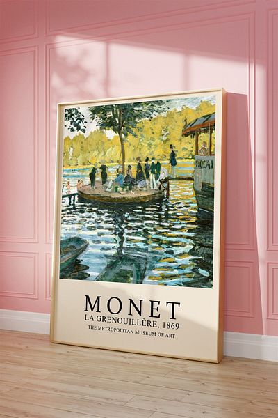 Buka Shops Pictură Monet 1869, Poster - Fără încadrare