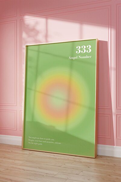 Buka Shops Aura Angel No 333 Tablo, Poster - Çerçevesiz