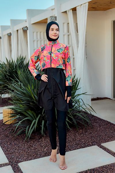 Remsa Mayo Full Covered Hijab Swimsuit Hale R2503 Color Shell