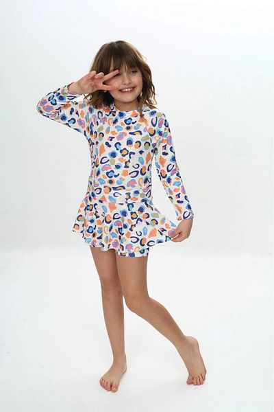 My Kids Wear Κοριτσίστικο μαγιό με λεπτομέρεια φούστας