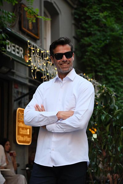 Fitmens Classic Long Sleeve Gold Satin Gift Boxed Men's Shirt Fs- 002160   - White