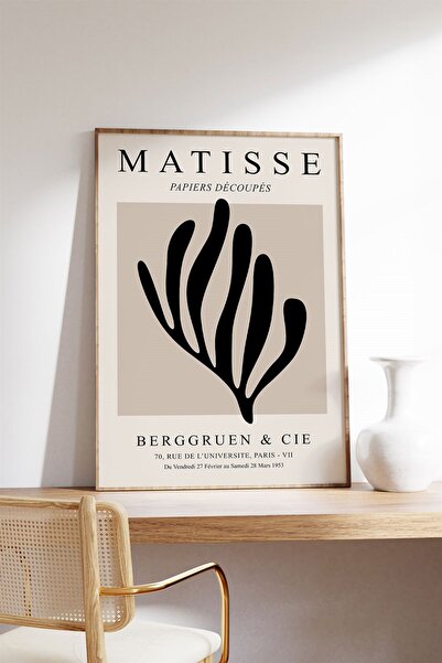 Buka Shops Matisse Papiers Decoupes Black Tablo, Poster - Çerçevesiz