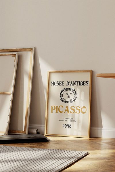 Buka Shops Picasso Yellow Painting, Poster - Fără încadrare