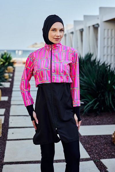 Remsa Mayo Πλήρως καλυμμένο μαγιό Hijab Hale R2504 Naz