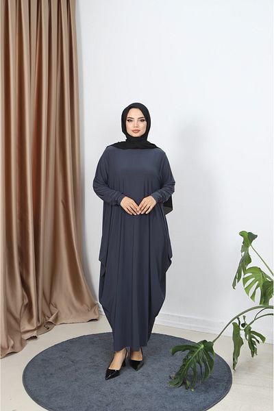 NİSUM MODA Bat Sleeve Dress