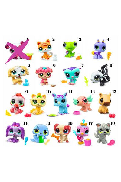Art Tone Littlest Pet Shop Minis 523 S3 Single Mini Figure 4 (1 Pcs)