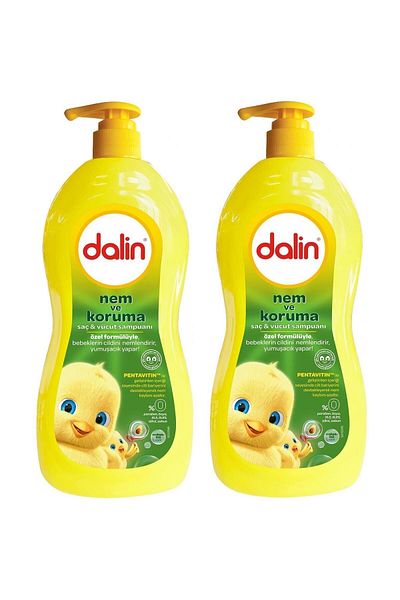 Dalin Moisture and Protection Hair Body Shampoo 700 ml 2 Pieces