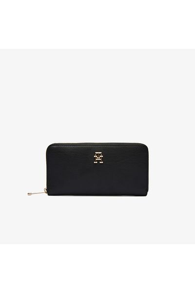 Tommy Hilfiger Stylish and Zippered Black Women'S/Girl's Daily Use Pocket with Brand Logo
