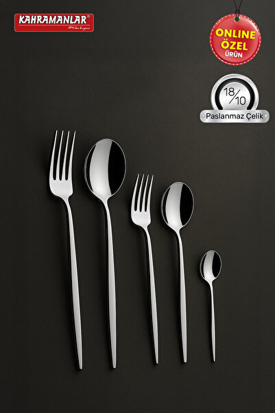 Kahramanlar Dora 60 Parça Çatal Kaşık Bıçak Takımı