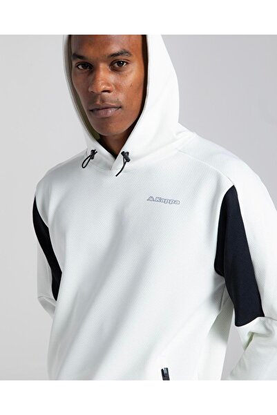 Kappa Logo Egru Men's Gray Regular Fit Hoodie