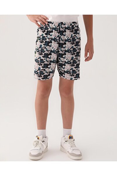 Kappa Логотип Willie Хлопчик Сірий -чорно-білий Шорти