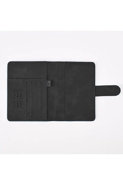 INNOVIO Passport Wallet ®, Rfid Protection, Eco-Leather, Card Compartment, Black