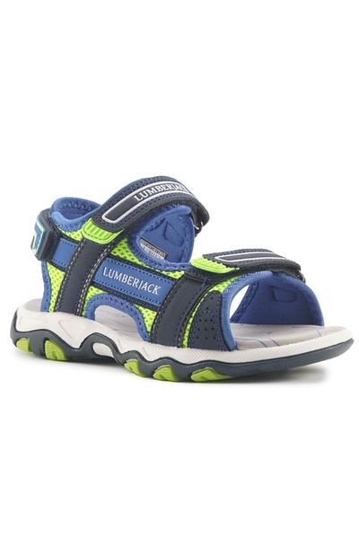 lumberjack LOTEN 4FX101686536 - Boy's Sandals Blue-Green 31-35