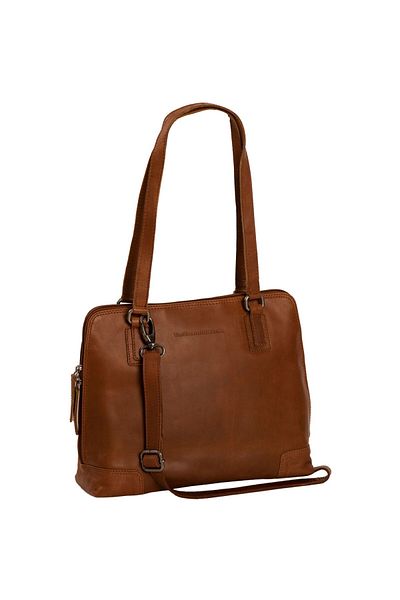 The Chesterfield Brand Wax Pull Up Shoulder Bag Leather 30 Cm Laptop Compartment