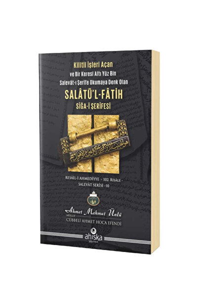 Ahıska Yayınevi Salatül Fatih Sigai Şerifesi - karton kapak