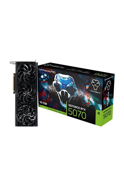 gainward بطاقة رسومات الألعاب Geforce Rtx5070 Python II 12 جيجابايت Gddr7 192 بت
