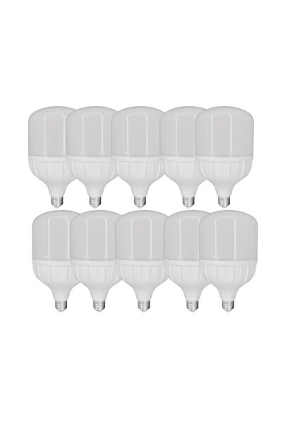 Huzur Elektrik Chn 10'lu Paket 50w Büyük Boy 6500K Beyaz Işık E27 Led Tasarruflu Ampül