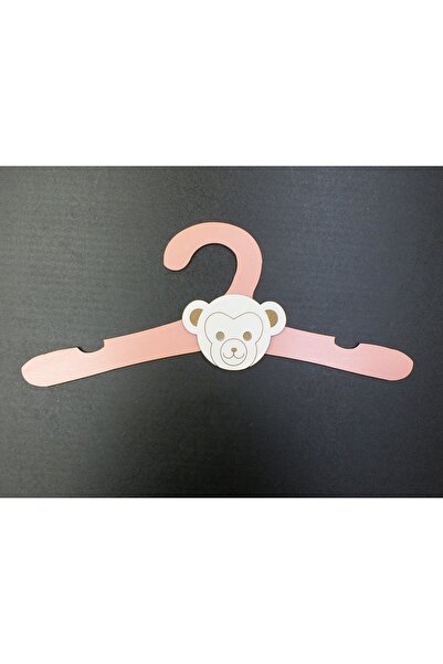 M.ART DEKORASYON Wooden Laser Cut Mdf Animal Figured Children's Hanger Set of 6
