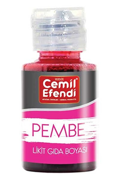 Cemilefendi Pembe Gıda Boyası 50 ml Doğal Renklendirici