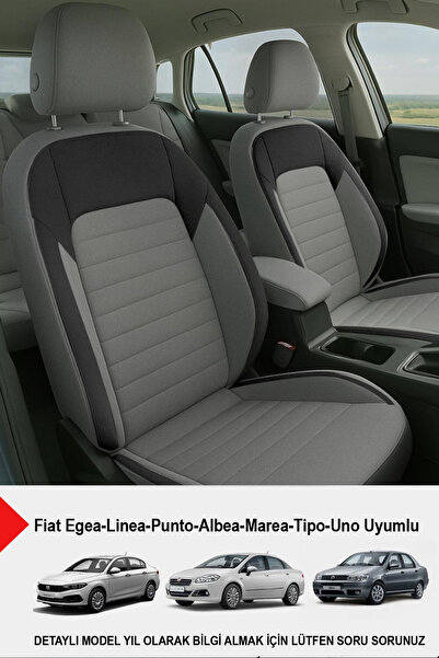 GM-DESIGN غطاء مقعد السيارة Mocha Taytüyü (متوافق مع Fiat Egea-Linea-Punto-Albea-Marea-Tipo-Uno)
