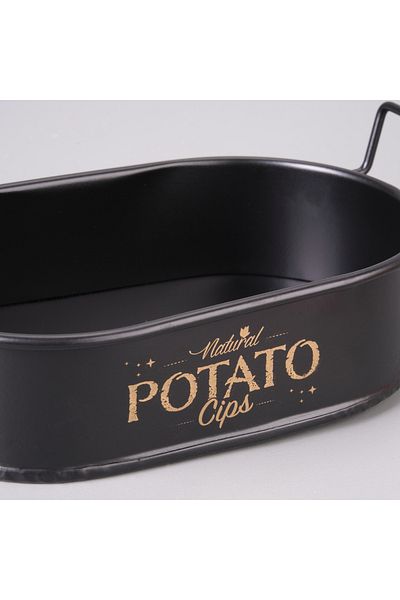 EVSTYLE Mini Oval Potato & Chips Presentation Holder