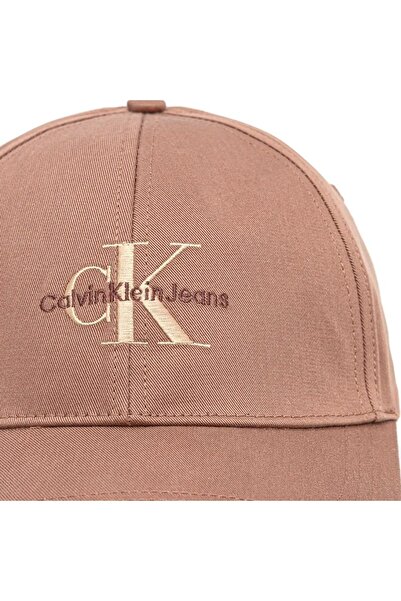 Calvin Klein Kadın Pembe Mono Logo Şapka