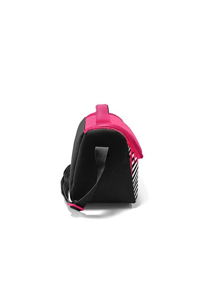 Coral High Pink Black and White Patterned Thermo Lunchbox 22778