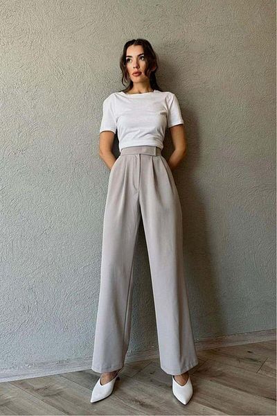 ribana LyCra Crepe Trousers - VelCro Waist