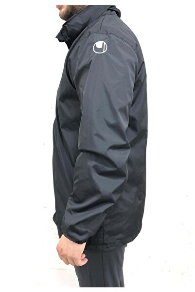 UHLSPORT 1101750 Hooded Play Raincoat Φούτερ Ανδρικό Μπουφάν ΜΑΥΡΟ