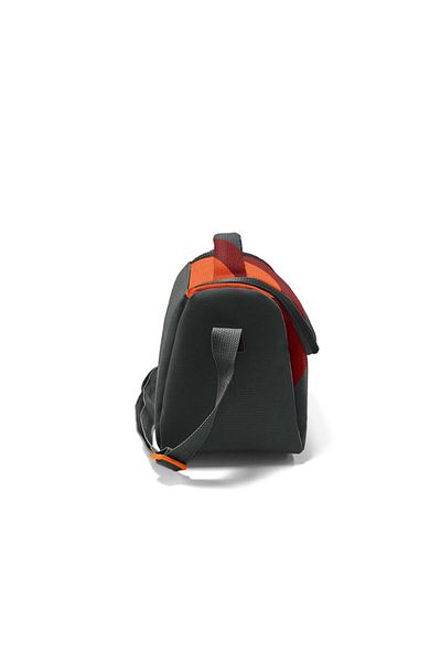 Coral High Dark Gray Orange Burgundy Colored Thermo Lunch Box 22792