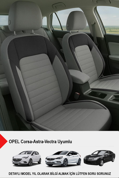 GM-DESIGN Mocha Taytüyü Oto Koltuk Kılıfı (OPEL Corsa-Astra-Vectra Uyumlu)