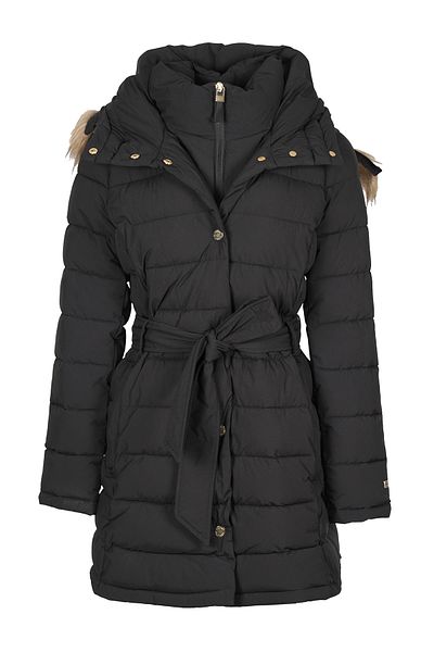 Tommy Hilfiger Women's Black Coat - Tw3Mp253 Model